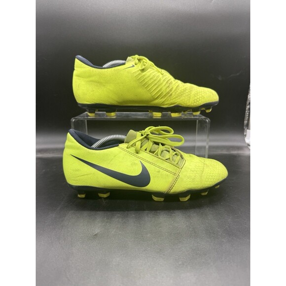 Nike Phantom Venom Club FG Soccer AO0577-717 Yellow/Black Men's Size 6 GUC - Picture 1 of 7